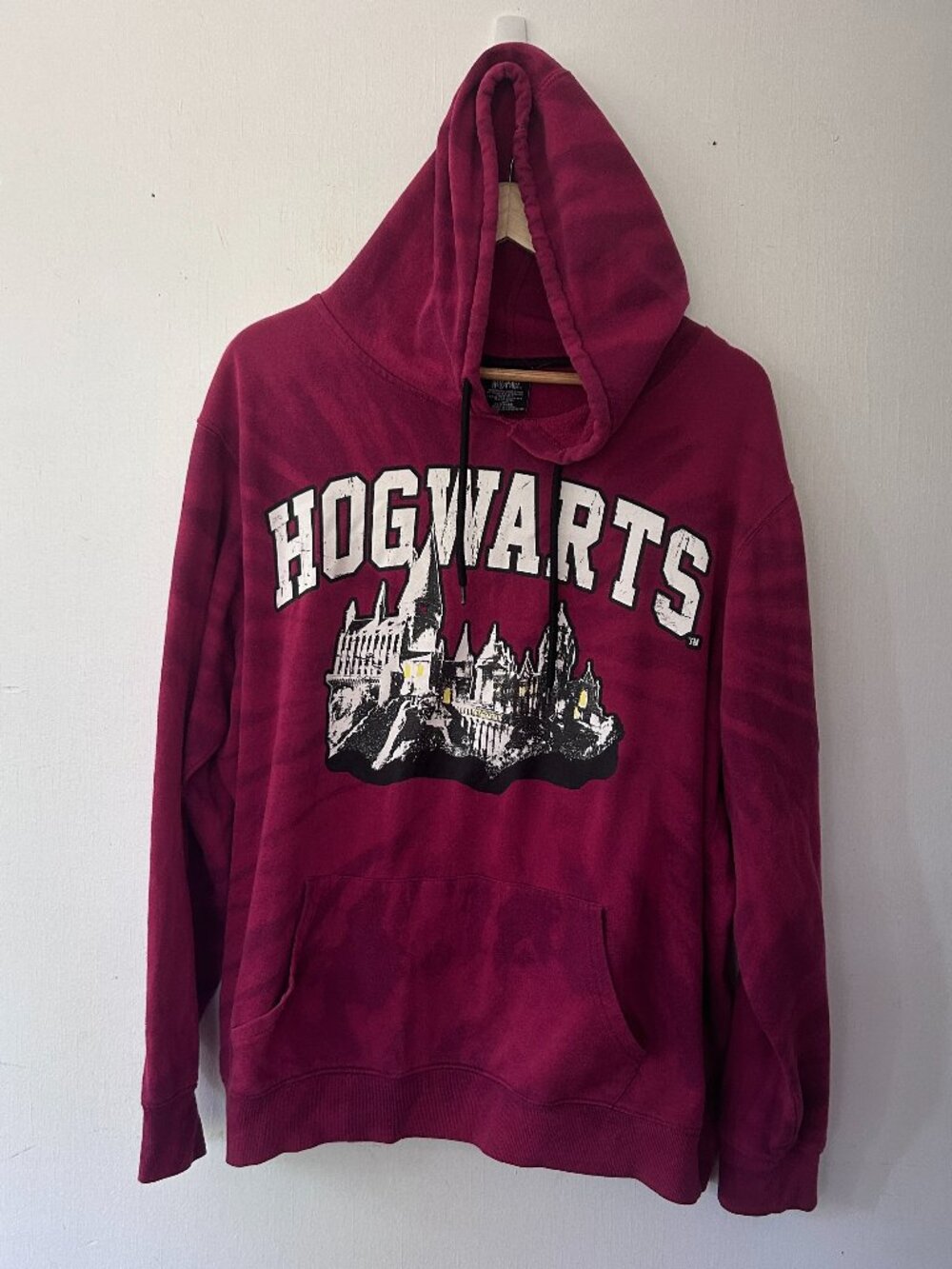 Wizarding World of Harry Potter Hogwards Sweatshirt XL Red Hoodie Pullover